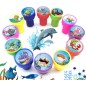 Set 60 de stampile pentru copii, animale marine, 3 ani+, multicolor