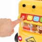 Banc de lucru pentru copii, forma autobuz, sunete, 38 accesorii multicolore