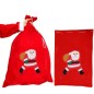 Sac figurina Mos Craciun, snur inchidere, 40x60 cm, rosu Sac figurina Mos Craciun, snur inchidere, 40x60 cm, rosu