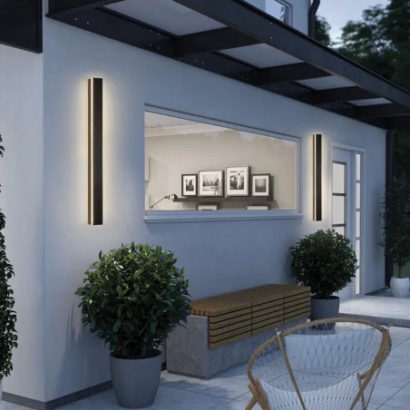 Lampa arhitecturala LED pentru fatada casei, lungime 60 cm, putere 19W, 900 lm, carcasa otel si acril
