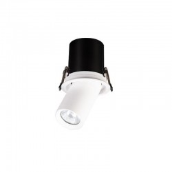 Spot LED incastrat, 35W, unghi inclinare 350 grade, cadru aluminiu, alb mat