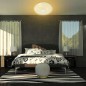 Plafoniera LED RGBW Smart 72W, Bluetooth si telecomanda, difuzor incorporat, diametru 50 cm
