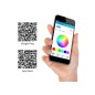 Plafoniera LED RGBW Smart 72W, Bluetooth si telecomanda, difuzor incorporat, diametru 50 cm