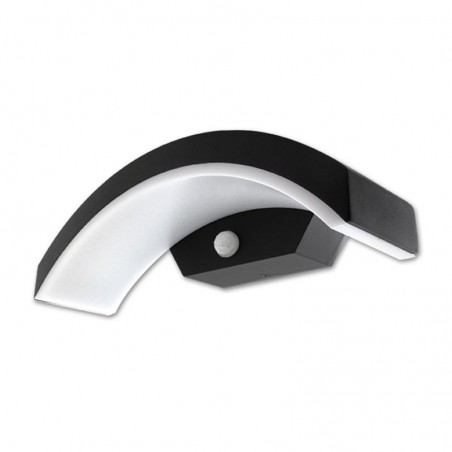 Lampa LED arhitecturala Bella, senzor crepuscular si miscare PIR, 9W, 700 lm, lumina neutra, pentru exterior, IP54