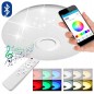 Plafoniera LED RGBW 48W, control Bluetooth, telecomanda, difuzor incorporat, 40 cm Plafoniera LED RGBW 48W, control Bluetooth, telecomanda, difuzor incorporat, 40 cm