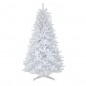 Brad de Craciun artificial White Pin, decor Craciun, 150 cm, crengute albe, suport, resigilat Brad de Craciun artificial White Pin, decor Craciun, 150 cm, crengute albe, suport, resigilat