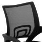 Scaun de birou cu suport lombar, design modern, inaltime 92 cm, maxim 120 kg, negru Scaun de birou cu suport lombar, design modern, inaltime 92 cm, maxim 120 kg, negru
