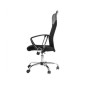 Scaun ergonomic directorial, inaltime reglabila 108-118 cm, spatar inalt, sezut inclinabil, negru