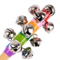 Instrument percutie cu 10 clopotei metalici, jucarie zornaitoare Instrument percutie cu 10 clopotei metalici, jucarie zornaitoare