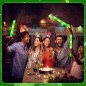 Bagheta foam stick cu LED multiple culori, 6 functii iluminare, lungime 40 cm