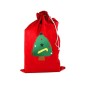 Sac figurina Mos Craciun, snur inchidere, 40x60 cm, rosu Sac figurina Mos Craciun, snur inchidere, 40x60 cm, rosu