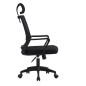 Scaun ergonomic de birou, reglabil si rotativ, tetiera integrata, mesh