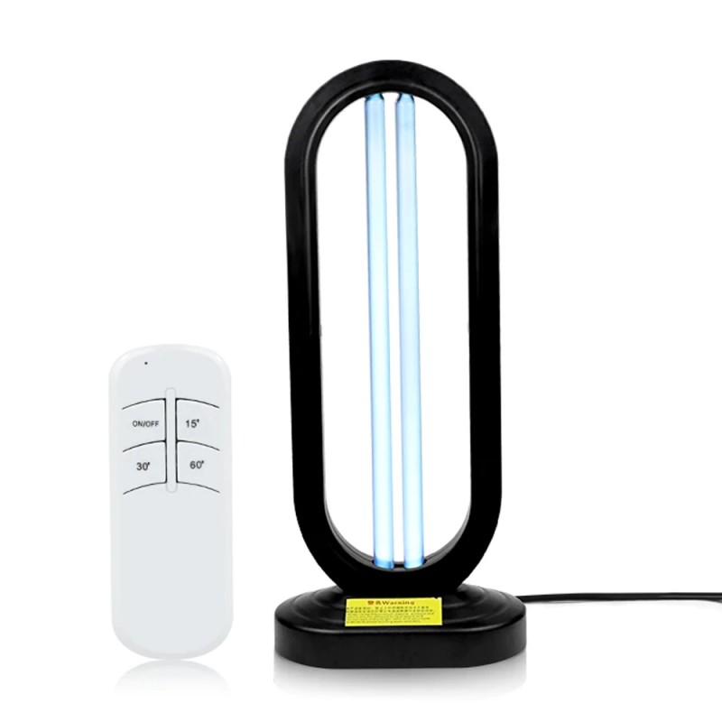 Lampa bactericida UVC 36W, cu ozon, timer 15'/30'/60', telecomanda, 40 mp, RESIGILAT Lampa bactericida UVC 36W, cu ozon, timer 15'/30'/60', telecomanda, 40 mp, RESIGILAT