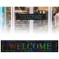 Reclama luminoasa LED SMD RGB 100x20 cm, text, imagini, animatii, USB si WiFi