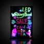 Tabla LED rescriptibila 40x60 cm, reclama luminoasa efect neon, suport inclus, RESIGILAT