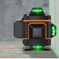 Nivel laser 4D, 16 linii masurare, 360 grade, suport montare perete, reincarcabil, autonivelare, IP54