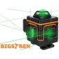 Nivel laser 4D, 16 linii masurare, 360 grade, suport montare perete, reincarcabil, autonivelare, IP54