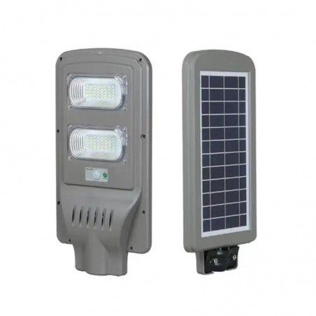 Lampa stradala LED cu incarcare solara, senzor miscare, 40W, timer, 3 moduri, telecomanda