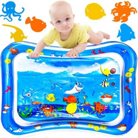 Covoras gonflabil pentru copii, 60 x 45 cm, PVC, multicolor, 3 luni+