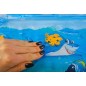 Covoras gonflabil pentru copii, 60 x 45 cm, PVC, multicolor, 3 luni+