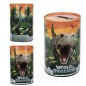 Pusculita din metal, World Of Dinosaurs, 10 x 10 x 15.3 cm Pusculita din metal, World Of Dinosaurs, 10 x 10 x 15.3 cm