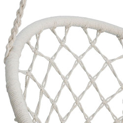 Hamac suspendat, leagan tip cuib cu spatar confortabil, pentru o persoana, interior si exterior, 50x70x100 cm