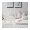 Hamac suspendat, leagan tip cuib cu spatar confortabil, pentru o persoana, interior si exterior, 50x70x100 cm