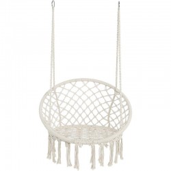 Hamac suspendat, leagan tip cuib cu spatar confortabil, pentru o persoana, interior si exterior, 50x70x100 cm