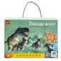 Puzzle in gentuta, model Dinozauri, set 63 piese, carton Puzzle in gentuta, model Dinozauri, set 63 piese, carton