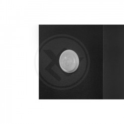 Lampa LED de exterior, inaltime 60 cm, unghi fascicul 360 grade, E27, negru