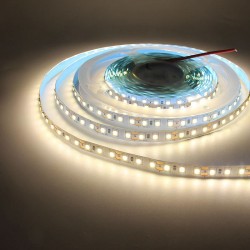 Banda LED interior 12V, multicolora/alb neutru, 4000-4500K, 3600 lm, lungime 5 m, alimentare priza, IP20