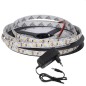 Kit banda LED interior 12V, multicolora/alb neutru, 4000-4500K, 12lm/led, lungime 5 m, alimentare priza, IP20