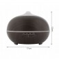 Difuzor aromaterapie, capacitate 400 ml, 3 uleiuri esentiale incluse, 17x13 cm, wenge Difuzor aromaterapie, capacitate 400 ml, 3 uleiuri esentiale incluse, 17x13 cm, wenge