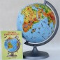 Glob pamantesc ZooGlobe, harta fizica-zoologica, 22 cm, carte 275 animale, RESIGILAT