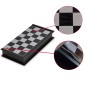 Joc sah magnetic, 32 piese, tabla de joc 32x32 cm, RESIGILAT