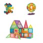 Set constructie magnetic, 106 piese, joc educativ si creativ, varsta 3+, RESIGILAT Set constructie magnetic, 106 piese, joc educativ si creativ, varsta 3+, RESIGILAT