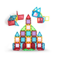 Set constructie magnetic, 106 piese, joc educativ si creativ, varsta 3+, ProCart
