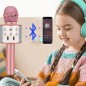 Microfon wireless pentru copii, 5W, bluetooth, boxa incorporata, USB, card microSD, 115 dB, RESIGILAT Microfon wireless pentru copii, 5W, bluetooth, boxa incorporata, USB, card microSD, 115 dB, RESIGILAT