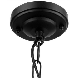 Lampa suspendata Victoria, pentru exterior, LED soclu E27, lungime totala lant 45 cm