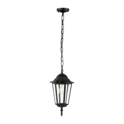 Lampa suspendata Victoria, pentru exterior, LED soclu E27, lungime totala lant 45 cm