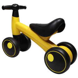 Bicicleta fara pedale, 4 roti, tricicleta luminite LED si muzica, 1-3 ani