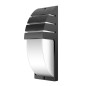 Lampa LED exterior, IP54, E27, 40W, 230V, 35,2 x 12,8 x 11,3cm, negru, RESIGILAT