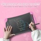 Tableta rescriptibila pentru copii, 8.5 inch, buton stergere automata, marker inclus, roz Tableta rescriptibila pentru copii, 8.5 inch, buton stergere automata, marker inclus, roz