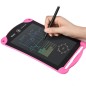 Tableta rescriptibila pentru copii, 8.5 inch, buton stergere automata, marker inclus, roz Tableta rescriptibila pentru copii, 8.5 inch, buton stergere automata, marker inclus, roz