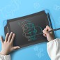 Tableta grafica pentru desenat, rescriptibila, creion stylus, ecran 8.5 inch, albastra