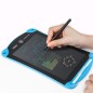 Tableta grafica pentru desenat, rescriptibila, creion stylus, ecran 8.5 inch, albastra