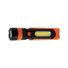 Lanterna universala LED COB, 6000K, 3W COB/LED, IP20, negru/portocaliu