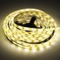 Banda LED 12V, lumina calda 9-10lm/led, lungime 5 m, alimentare priza, IP20, pentru interior Banda LED 12V, lumina calda 9-10lm/led, lungime 5 m, alimentare priza, IP20, pentru interior