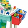 Masa cu blocuri de constructie, 69 piese, 4 cutii depozitare, joc educational