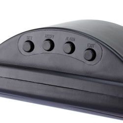 Ceas birou afisaj LED rosu, calendar, alarma, format AM/PM, Caixing